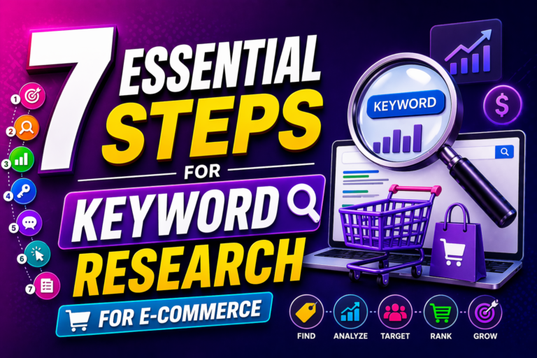7 Essential Steps for Keyword Research for E-commerce