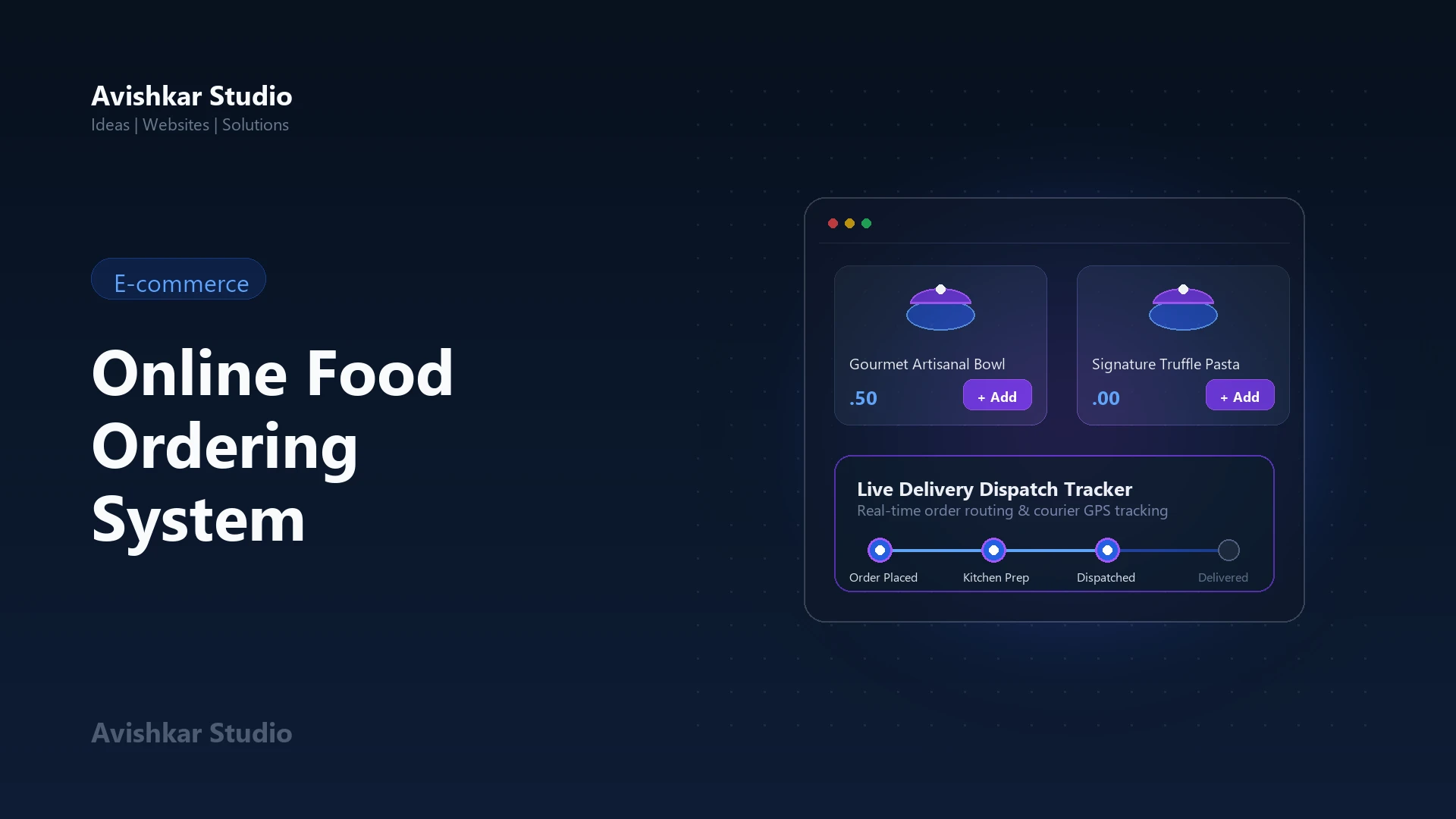Online Food Ordering System — project screenshot